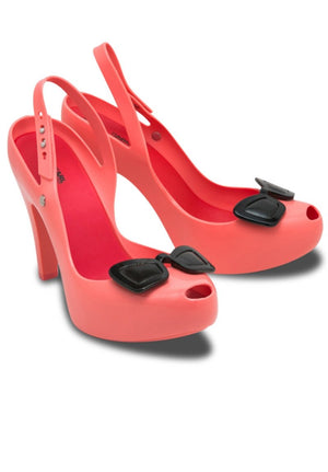 Melissa Ultragirl Heel + Karl Lagerfeld (Pink/Black/Rojo)