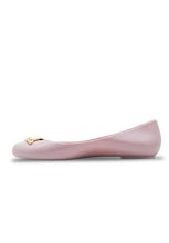 VW Anglomania + Melissa Bailarina (Beige/Pink)