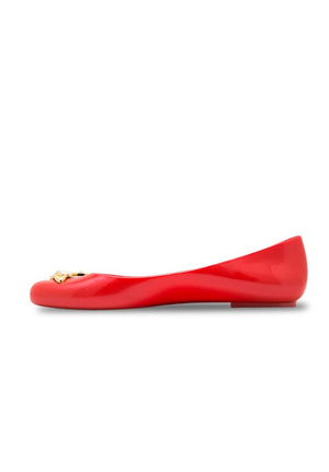 VW Anglomania + Melissa Bailarina (Red/Pink)