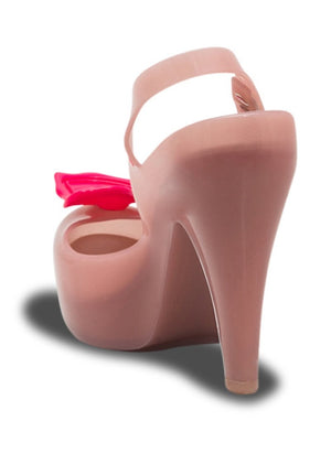 VW Anglomania + Melissa Ultragirl Heel (Pink/Pink)