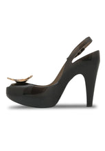 VW Anglomania + Melissa Ultragirl Heel (Black/Bronze)
