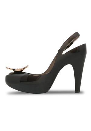 VW Anglomania + Melissa Ultragirl Heel (Black/Bronze)