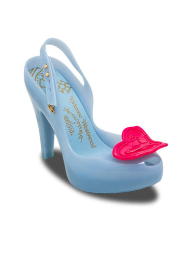 VW Anglomania + Melissa Ultragirl Heel (Blue/Pink)