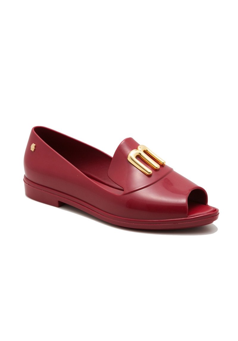 Melissa Brogue + Karl Lagerfeld (Burgundy Gold)