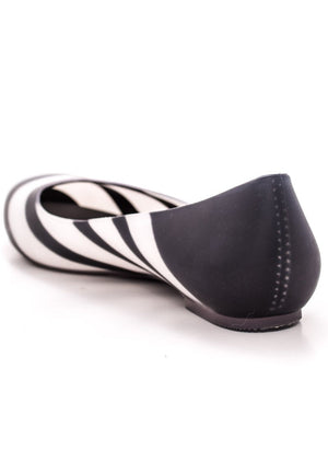 Melissa Divine V Stripes (Black / White)