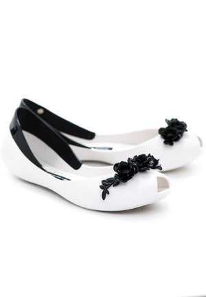 Melissa Flower Queen + Alexandre Herchcovitch (White/Black)