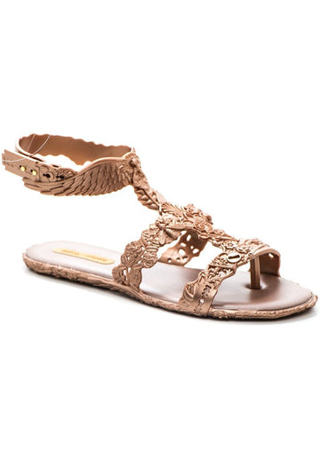 Melissa Campana Barroca Sandal (Pink Metal)