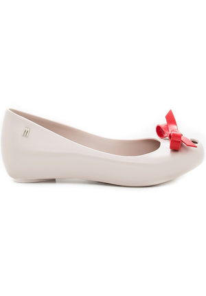 Melissa Ultragirl Bow (Beige/Red)