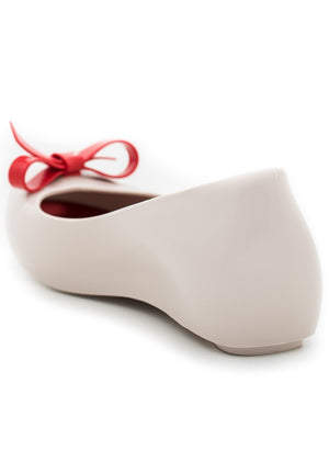 Melissa Ultragirl Bow (Beige/Red)