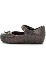 Mini Melissa Ballet (Black Glitter)