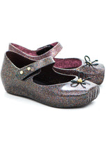 Mini Melissa Ballet (Black Glitter)