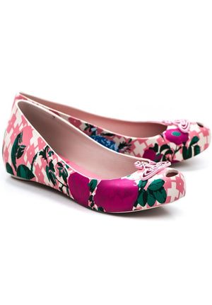 VW Anglomania + Melissa Ultragirl XV (Beige/Pink)