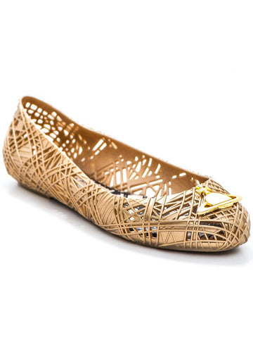 VW Anglomania + Melissa Scribble Tartan (Gold)