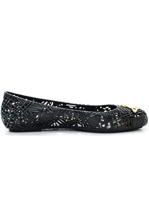VW Anglomania + Melissa Scribble Tartan (Black)