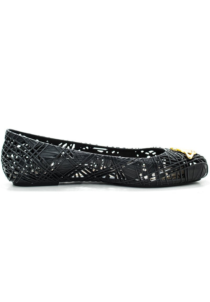 VW Anglomania + Melissa Scribble Tartan (Black)