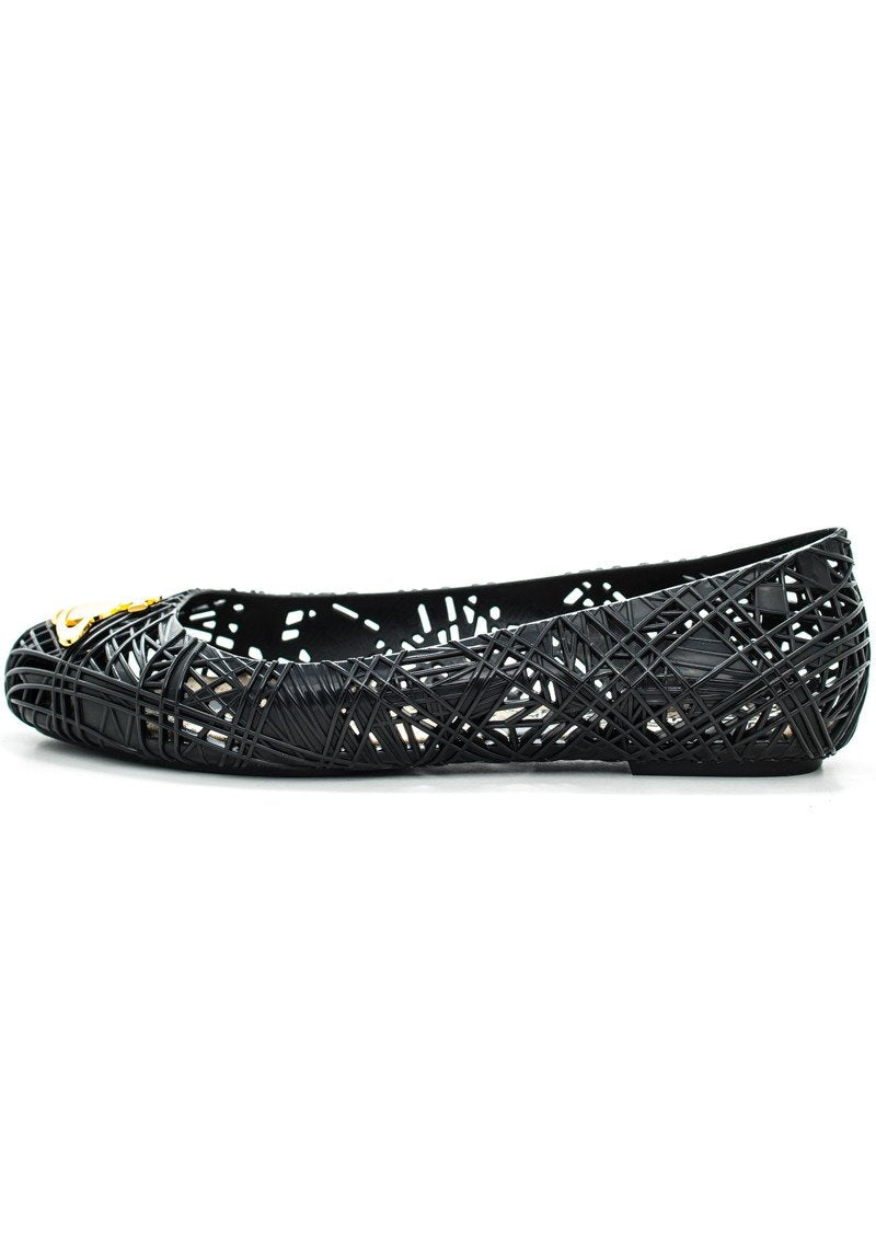 VW Anglomania + Melissa Scribble Tartan (Black)