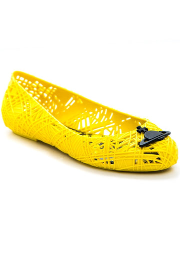 VW Anglomania + Melissa Scribble Tartan (Yellow)