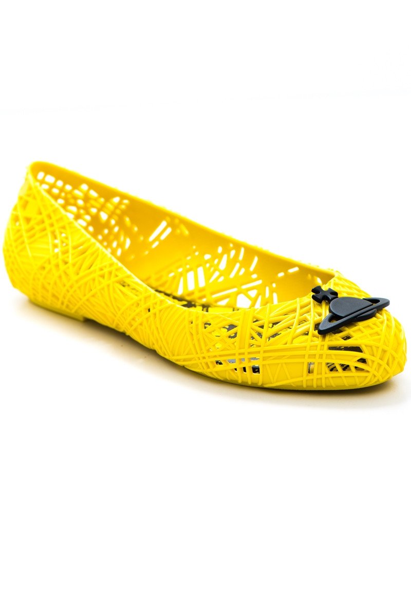 VW Anglomania + Melissa Scribble Tartan (Yellow)