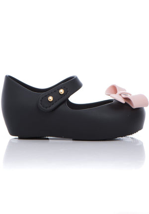 Mini Melissa Ultragirl Bow II (Black)