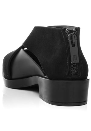 Melissa X-Boot (Black Flocked)