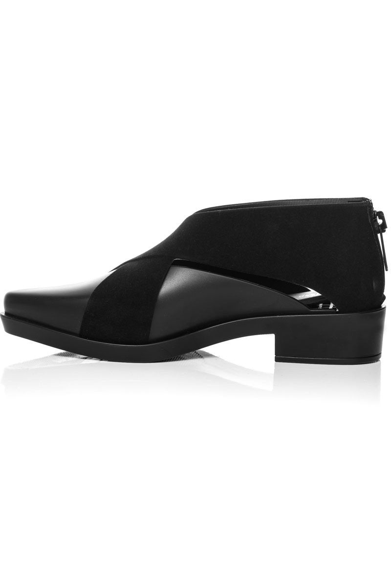 Melissa X-Boot (Black Flocked)