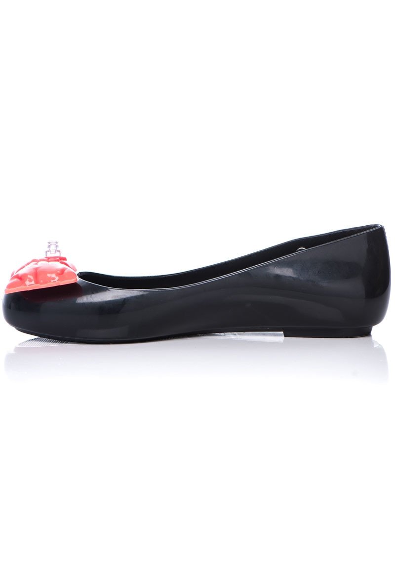 Melissa Space Love + Jeremy Scott (Black/Orange)