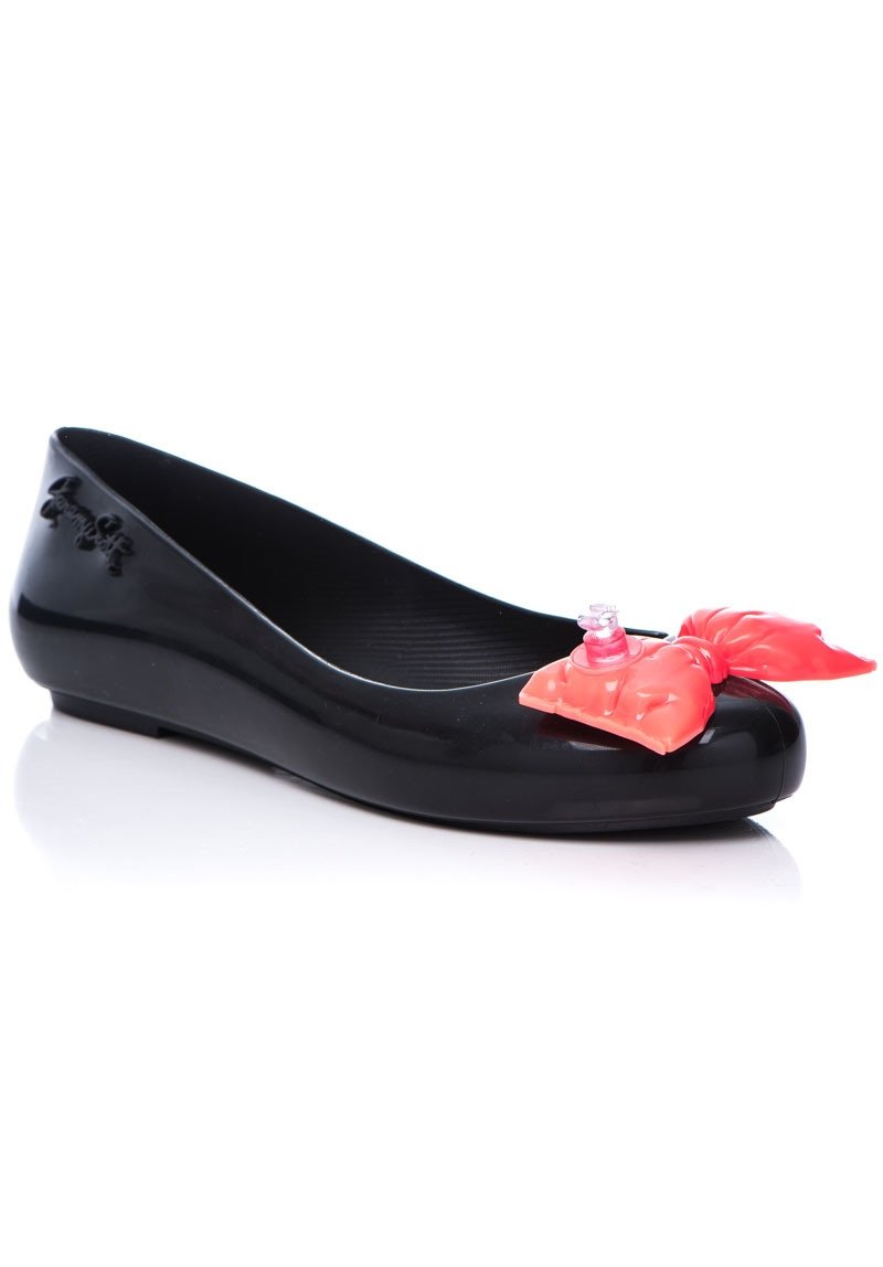Melissa Space Love + Jeremy Scott (Black/Orange)