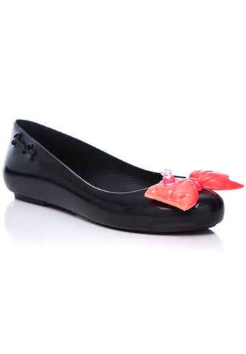 Melissa Space Love + Jeremy Scott (Black/Orange)