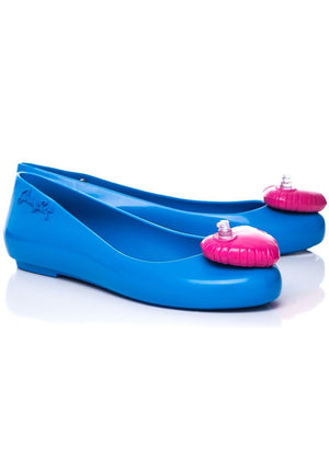 Melissa Space Love + Jeremy Scott (Blue/Pink)