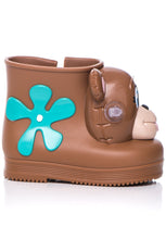 Mini Melissa Monkey Boot + Jeremy Scott (Brown)