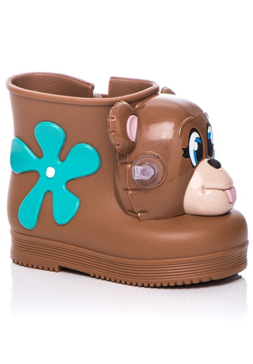 Mini Melissa Monkey Boot + Jeremy Scott (Brown)