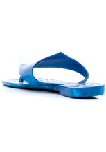 Melissa Aileron Flip Flop + Gareth Pugh (Blue White) - MDreams Malaysia