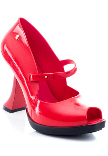 Melissa Upside Down Heel + Karl Lagerfeld (Red)