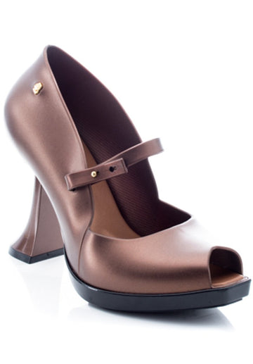 Melissa Upside Down Heel + Karl Lagerfeld (Bronze)