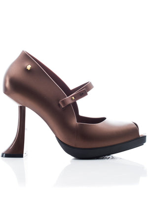 Melissa Upside Down Heel + Karl Lagerfeld (Bronze)