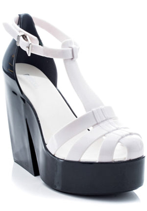 Melissa Strips (White/Black)