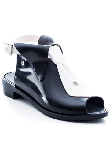 Melissa Black Tie + Karl Lagerfeld (Black White)