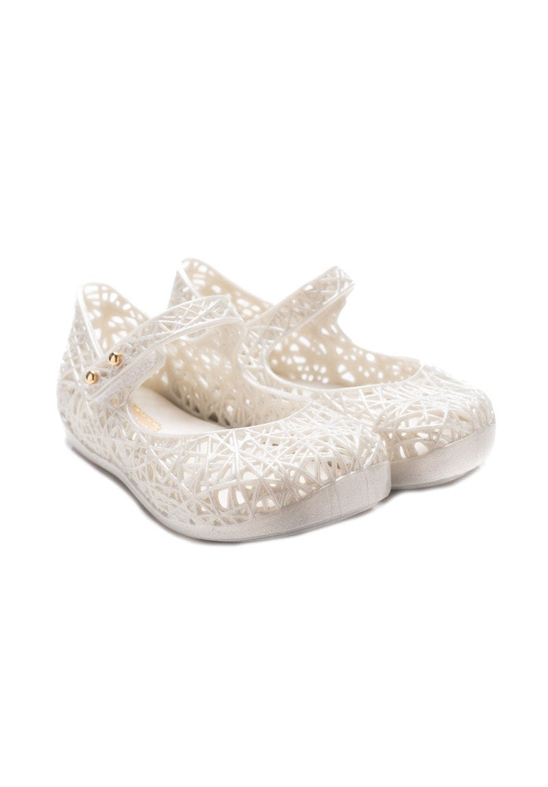 Mini Melissa Campana Zig Zag VI (White)