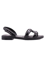 MELISSA TUBE SANDAL + JEREMY SCOTT (Black)