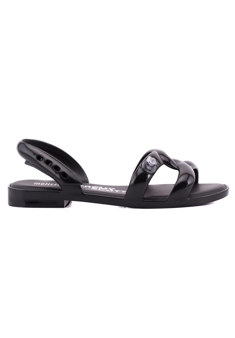 MELISSA TUBE SANDAL + JEREMY SCOTT (Black)