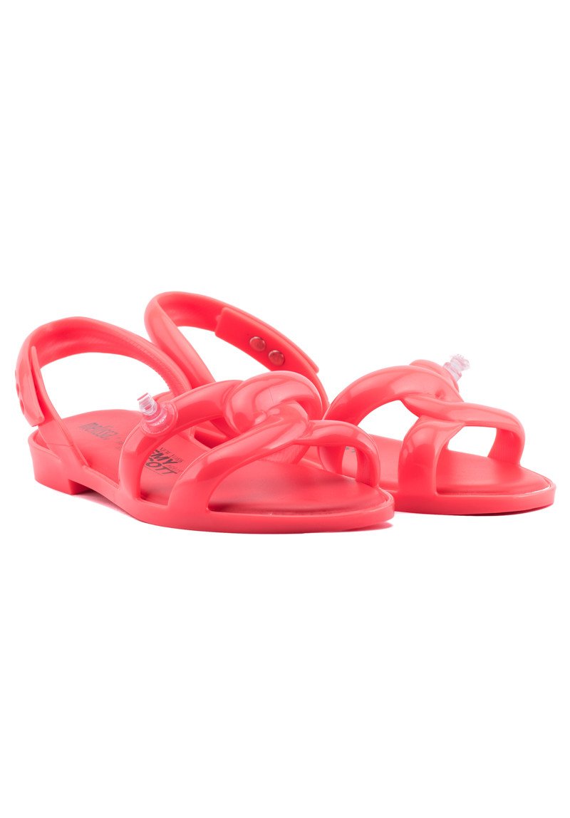 MELISSA TUBE SANDAL + JEREMY SCOTT (Neon Orange)