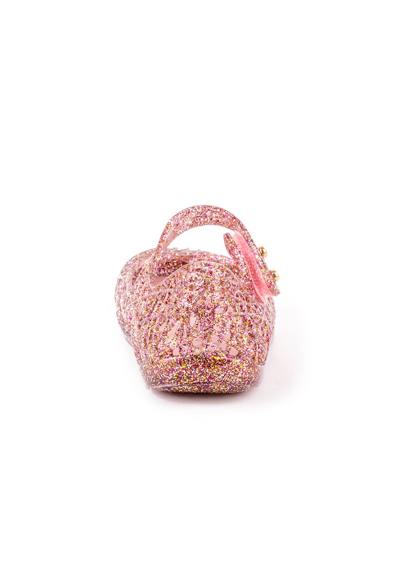 Mini Melissa Campana Zig Zag Bb (Mixed Pink Glitter)